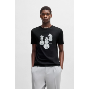 T-Shirt Hugo μαύρο