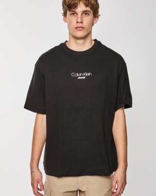 T-shirt Calvin Klein μαύρο