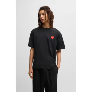 T-Shirt Hugo μαύρο
