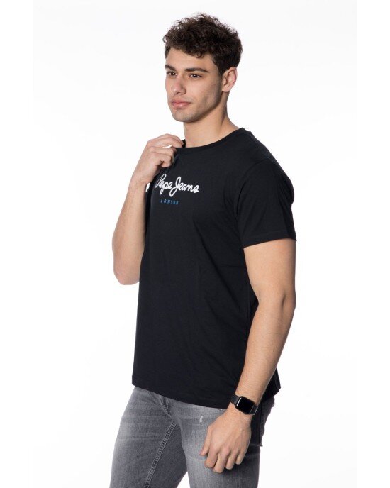 T-shirt Pepe Jeans μαύρο