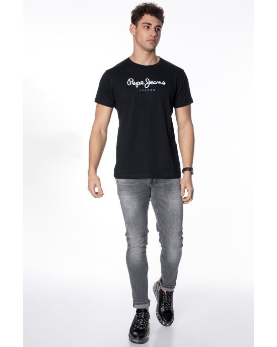 T-shirt Pepe Jeans μαύρο