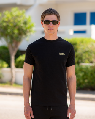 T-shirt Karl Lagerfeld μαύρο