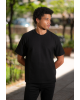 T-shirt Jack n Jones μαύρο ΚΟΝΤΟΜΑΝΙΚΕΣ