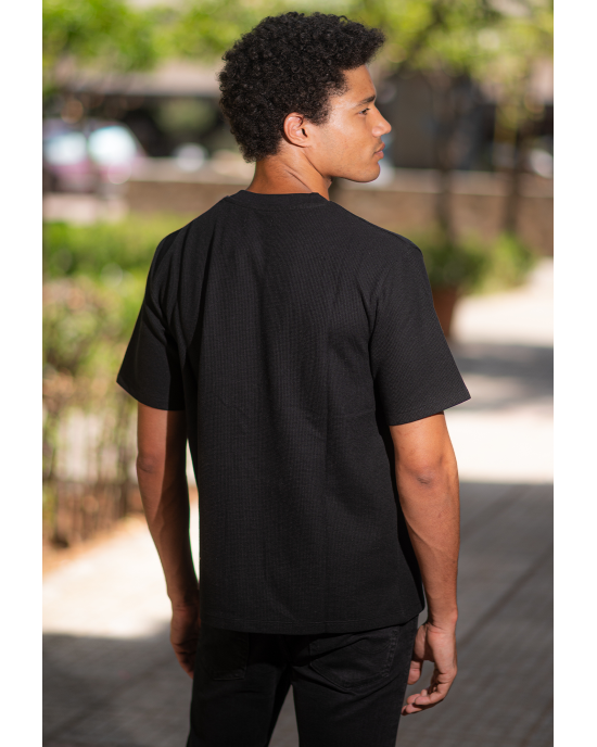 T-shirt Jack n Jones μαύρο ΚΟΝΤΟΜΑΝΙΚΕΣ
