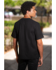 T-shirt Jack n Jones μαύρο ΚΟΝΤΟΜΑΝΙΚΕΣ