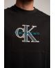 T-shirt Calvin Klein μαύρο ΚΟΝΤΟΜΑΝΙΚΕΣ