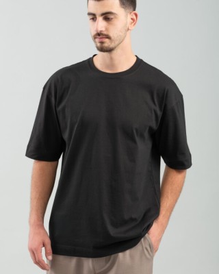 T-shirt Vittorio μαύρο