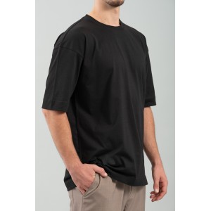 T-shirt Vittorio μαύρο