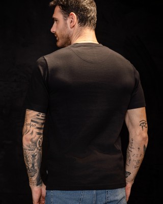 T-shirt Jack n Jones μαύρο