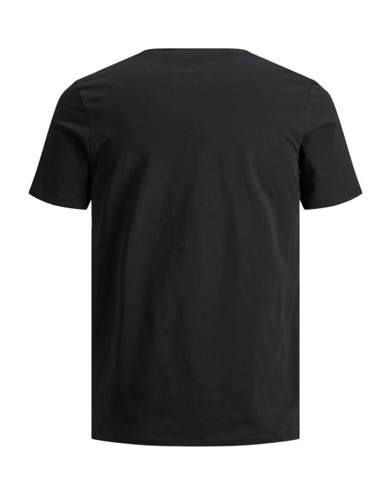 T-shirt Jack n Jones μαύρο ΚΟΝΤΟΜΑΝΙΚΕΣ