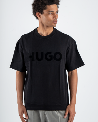T-Shirt Hugo μαύρο