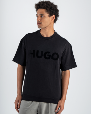 T-Shirt Hugo μαύρο