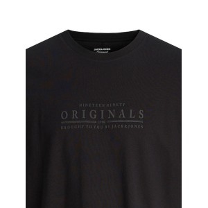 T-shirt Jack n Jones μαύρο