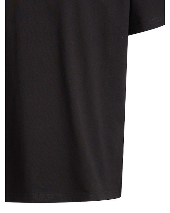 T-shirt Jack n Jones μαύρο ΚΟΝΤΟΜΑΝΙΚΕΣ