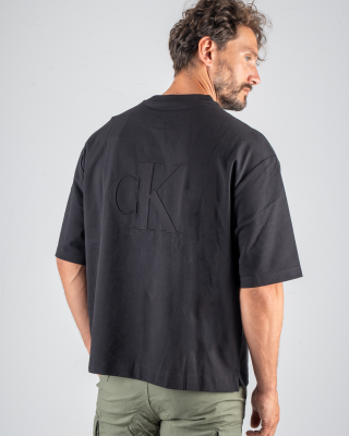 T-Shirt Calvin Klein μαύρο