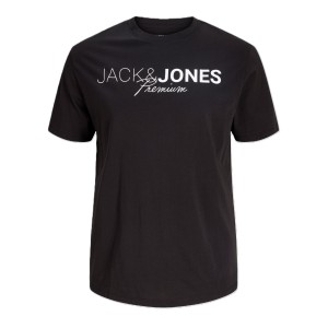 T-shirt Jack n Jones Plus Size μαύρο