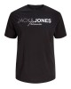 T-shirt Jack n Jones Plus Size μαύρο ΚΟΝΤΟΜΑΝΙΚΕΣ