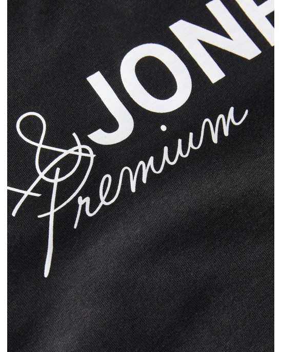 T-shirt Jack n Jones Plus Size μαύρο ΚΟΝΤΟΜΑΝΙΚΕΣ