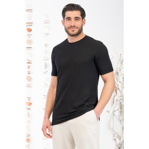 T-shirt Vittorio μαύρη T-shirt Vittorio μαύρη