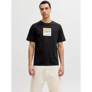 T-shirt Jack n Jones μαύρο