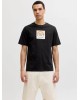 T-shirt Jack n Jones μαύρο ΚΟΝΤΟΜΑΝΙΚΕΣ