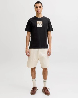 T-shirt Jack n Jones μαύρο