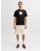T-shirt Jack n Jones μαύρο ΚΟΝΤΟΜΑΝΙΚΕΣ