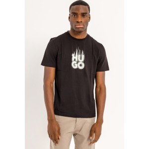 T-Shirt Hugo μαύρο T-Shirt Hugo μαύρο