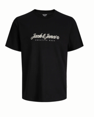 T-shirt Jack n Jones μαύρο
