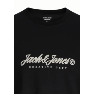 T-shirt Jack n Jones μαύρο