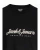 T-shirt Jack n Jones μαύρο ΚΟΝΤΟΜΑΝΙΚΕΣ