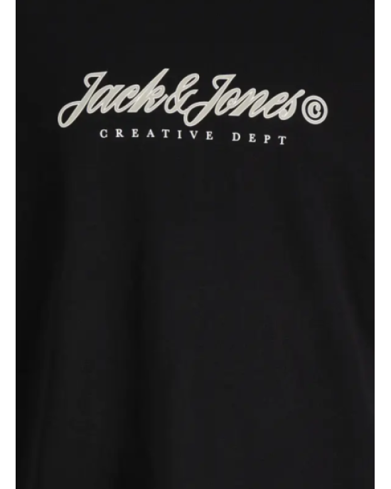 T-shirt Jack n Jones μαύρο ΚΟΝΤΟΜΑΝΙΚΕΣ