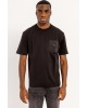 T-Shirt Hugo μαύρο ΚΟΝΤΟΜΑΝΙΚΕΣ