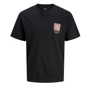 T-shirt Jack n Jones μαύρο