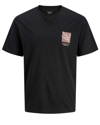 T-shirt Jack n Jones μαύρο