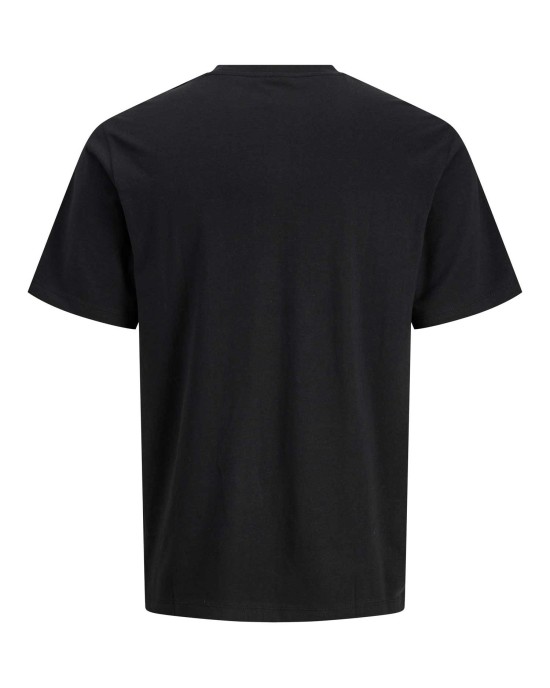 T-shirt Jack n Jones μαύρο ΚΟΝΤΟΜΑΝΙΚΕΣ