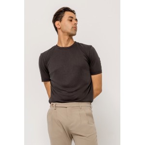 T-shirt Vittorio μαύρο T-shirt Vittorio μαύρο