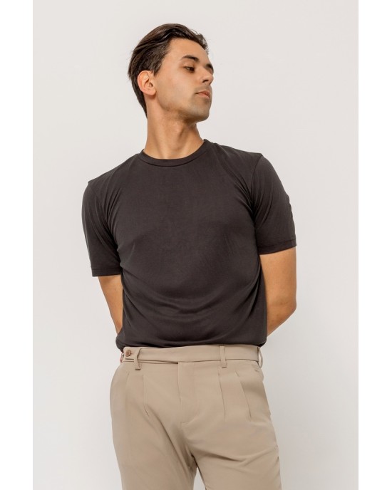 T-shirt Vittorio μαύρη ΚΟΝΤΟΜΑΝΙΚΕΣ