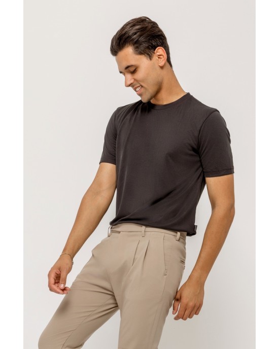 T-shirt Vittorio μαύρη ΚΟΝΤΟΜΑΝΙΚΕΣ