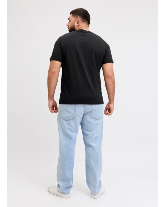 T-shirt Jack n Jones Plus Size άσπρο ΚΟΝΤΟΜΑΝΙΚΕΣ