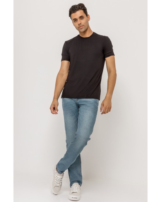 T-shirt Vittorio μαύρη ΚΟΝΤΟΜΑΝΙΚΕΣ