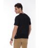 T-shirt Franklin Marshall Μαύρο T-shirt Franklin Marshall Μαύρο