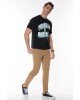 T-shirt Franklin Marshall Μαύρο T-shirt Franklin Marshall Μαύρο