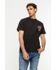 T-shirt Tommy Jeans μαύρο ΚΟΝΤΟΜΑΝΙΚΕΣ