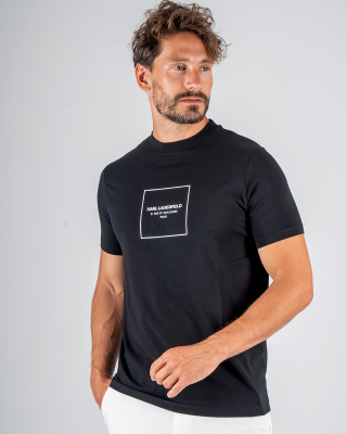 T-shirt Karl Lagerfeld μαύρο