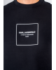 T-shirt Karl Lagerfeld μαύρο ΚΟΝΤΟΜΑΝΙΚΕΣ