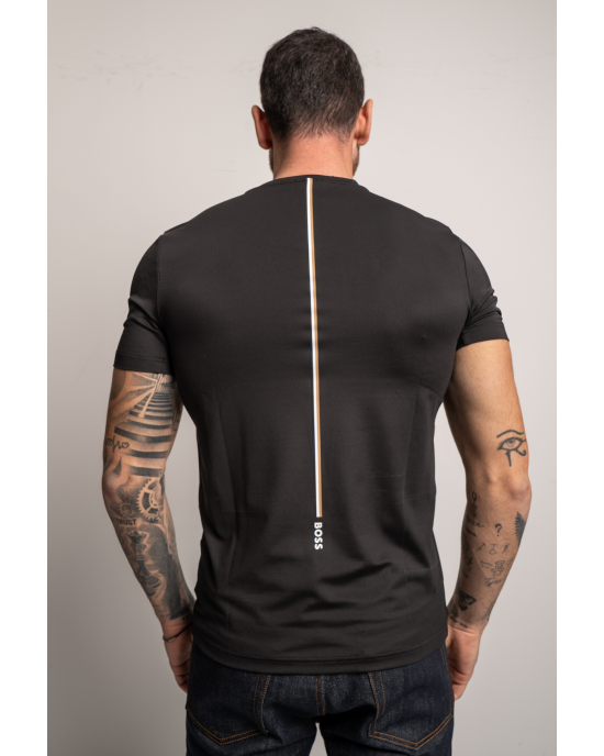 T-Shirt Boss μαύρο ΚΟΝΤΟΜΑΝΙΚΕΣ