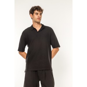 T-shirt Vittorio μαύρο T-shirt Vittorio μαύρο