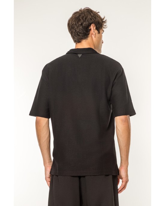 T-shirt Vittorio μαύρο ΚΟΝΤΟΜΑΝΙΚΕΣ