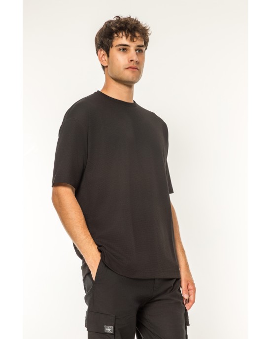 T-shirt Vittorio μαύρο ΚΟΝΤΟΜΑΝΙΚΕΣ